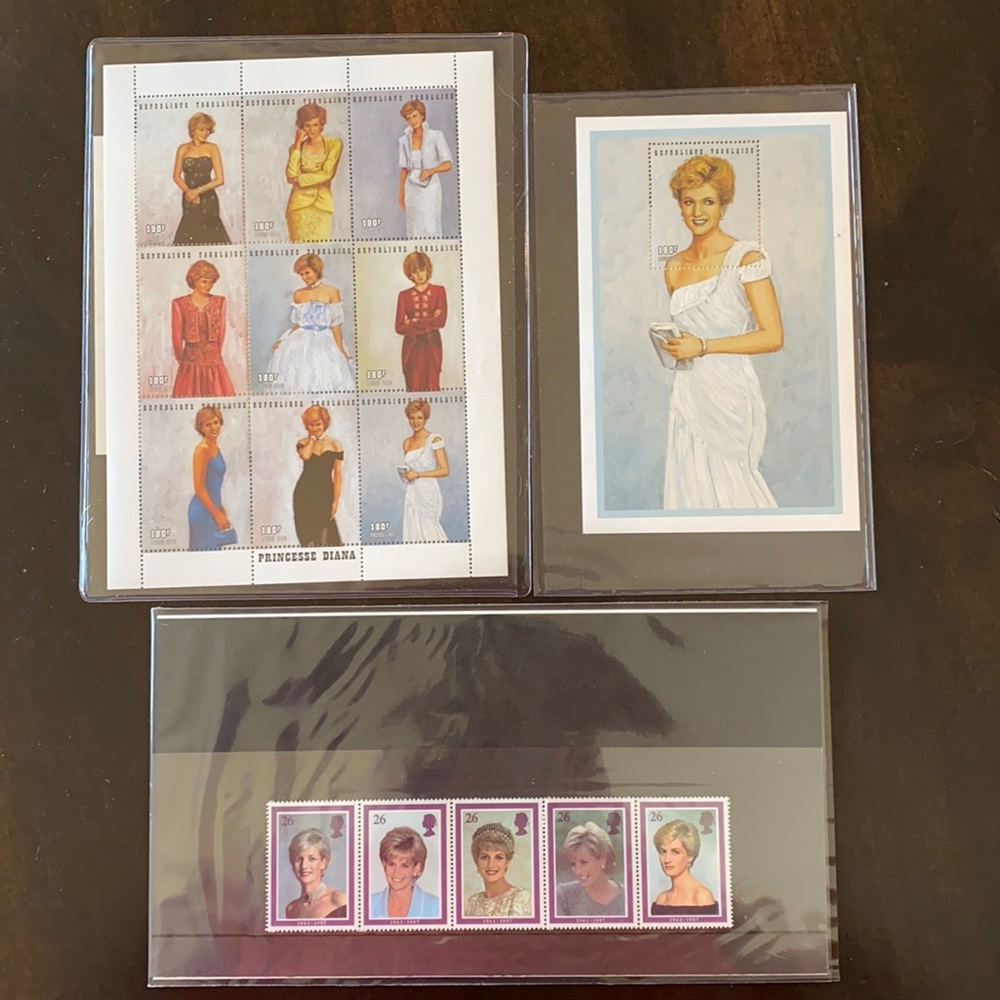 Princess Diana stamps NEW IN PACKAGE